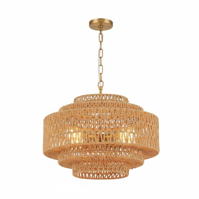 Rental store for Dakota Rattan Chandelier in San Francisco CA