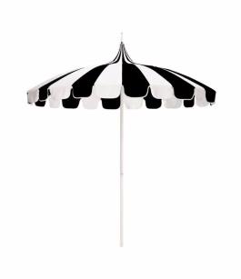 Rental store for Umbrella, 9  Black   White w  Base in San Francisco CA