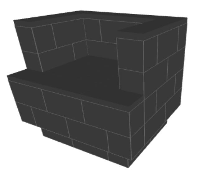 Rental store for Building Block Chair 36 x30 in San Francisco CA