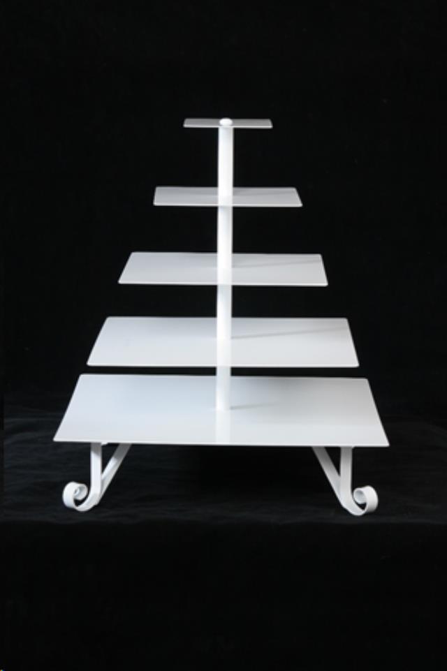 Rental store for White Square Cupcake Stand in San Francisco CA